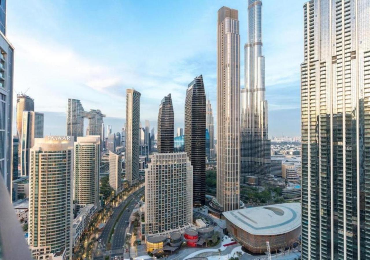 High-Floor 2 Bedroom Premium Apt And Burj Khalifa Views By Vibel Dubai Ngoại thất bức ảnh
