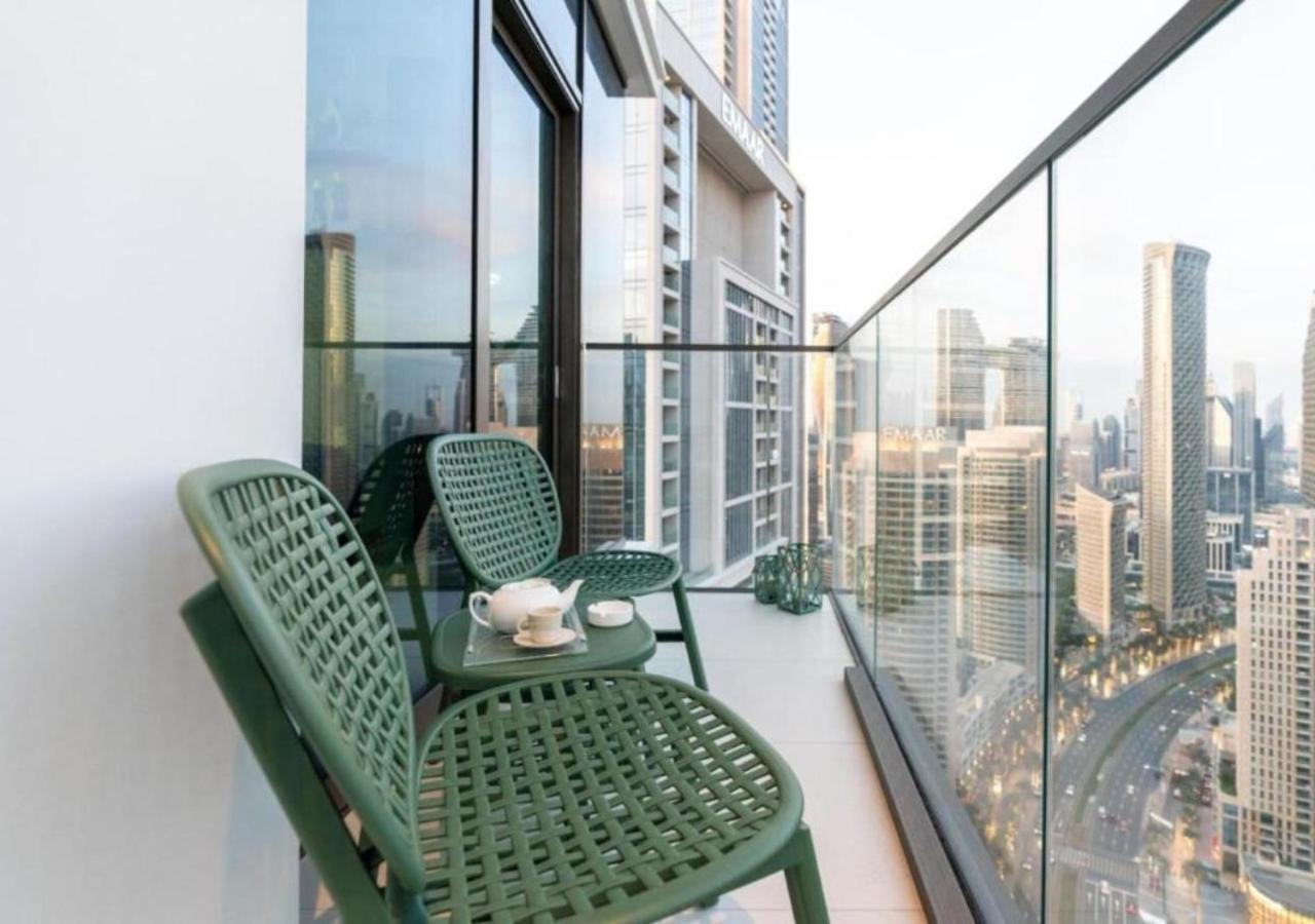 High-Floor 2 Bedroom Premium Apt And Burj Khalifa Views By Vibel Dubai Ngoại thất bức ảnh