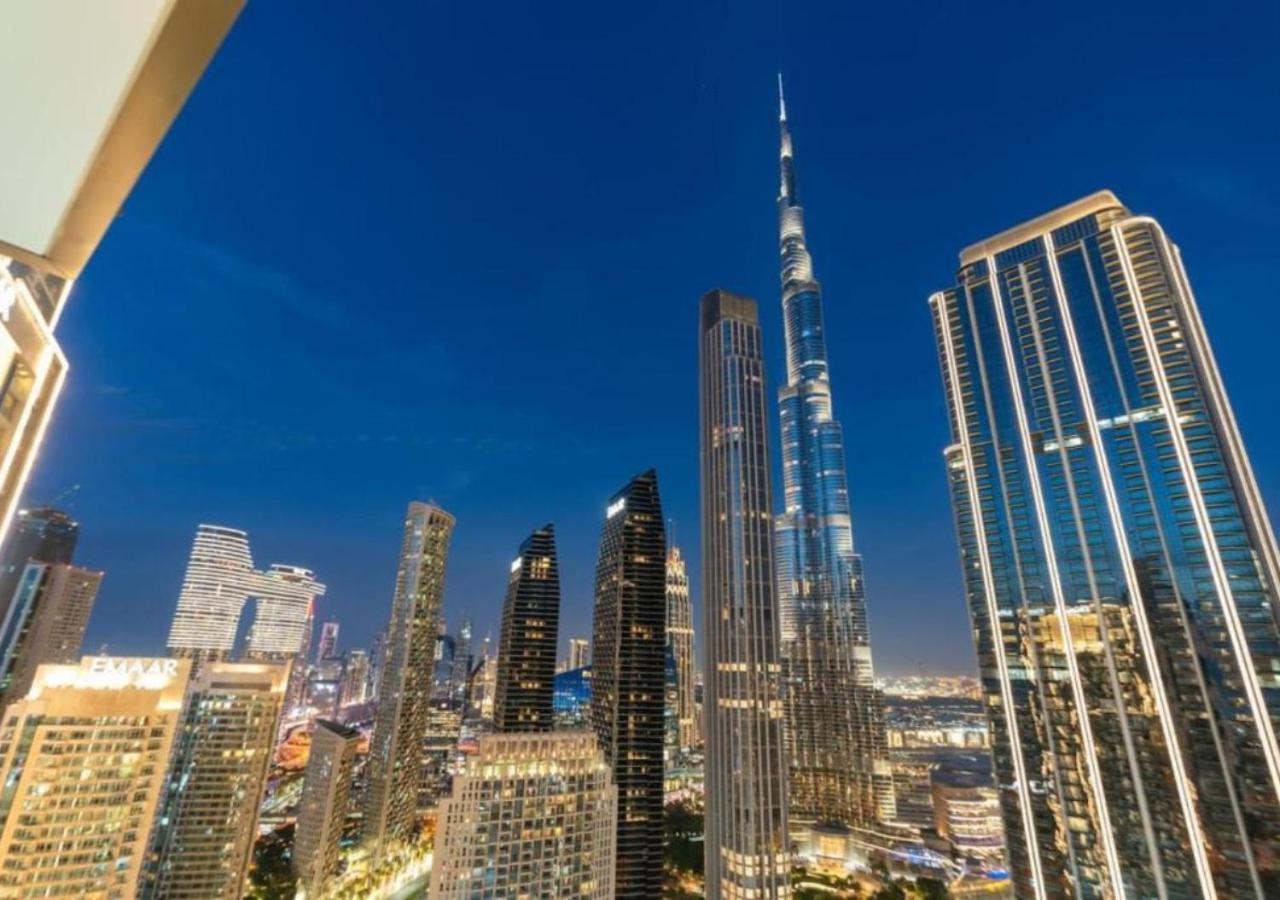 High-Floor 2 Bedroom Premium Apt And Burj Khalifa Views By Vibel Dubai Ngoại thất bức ảnh