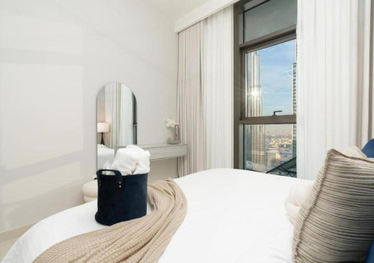 High-Floor 2 Bedroom Premium Apt And Burj Khalifa Views By Vibel Dubai Ngoại thất bức ảnh