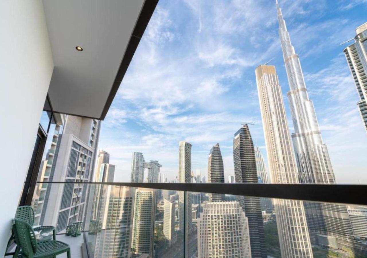 High-Floor 2 Bedroom Premium Apt And Burj Khalifa Views By Vibel Dubai Ngoại thất bức ảnh