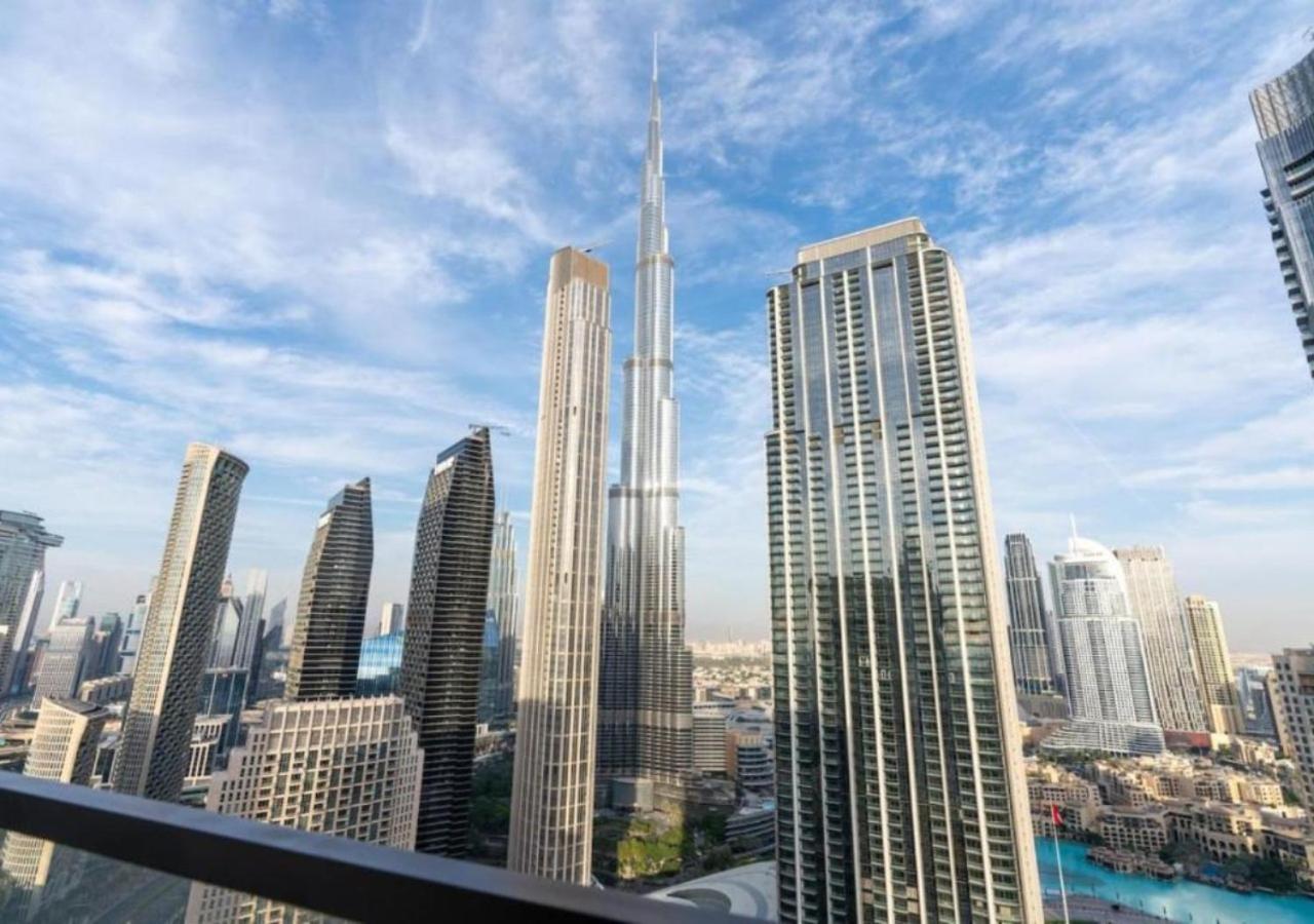 High-Floor 2 Bedroom Premium Apt And Burj Khalifa Views By Vibel Dubai Ngoại thất bức ảnh